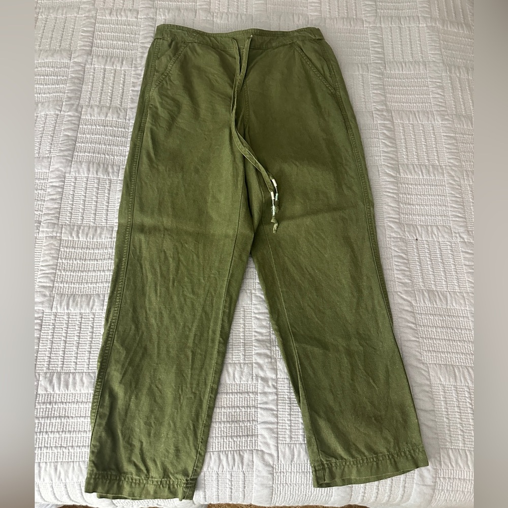 J.Crew Olive Green Pull-On Pants - Size XS